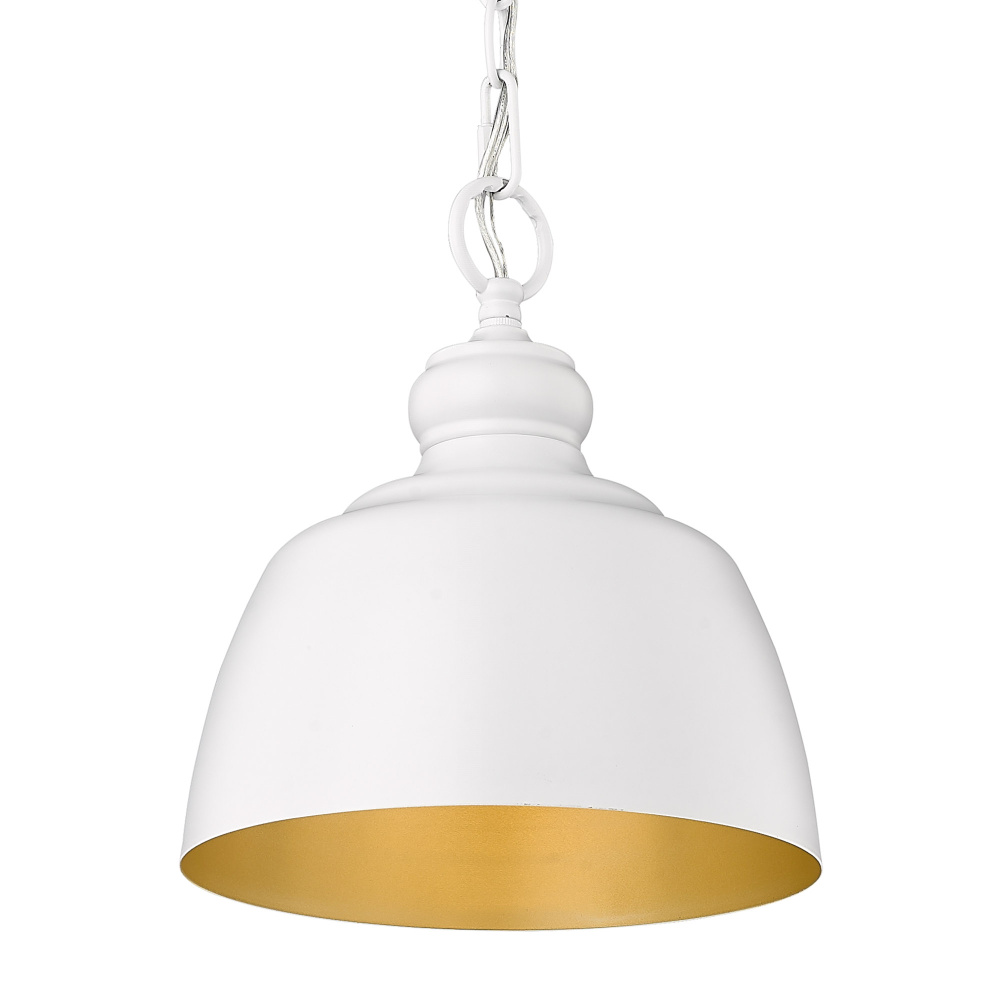 Wry Lighting Holmes 1-light Pendant in Matte White